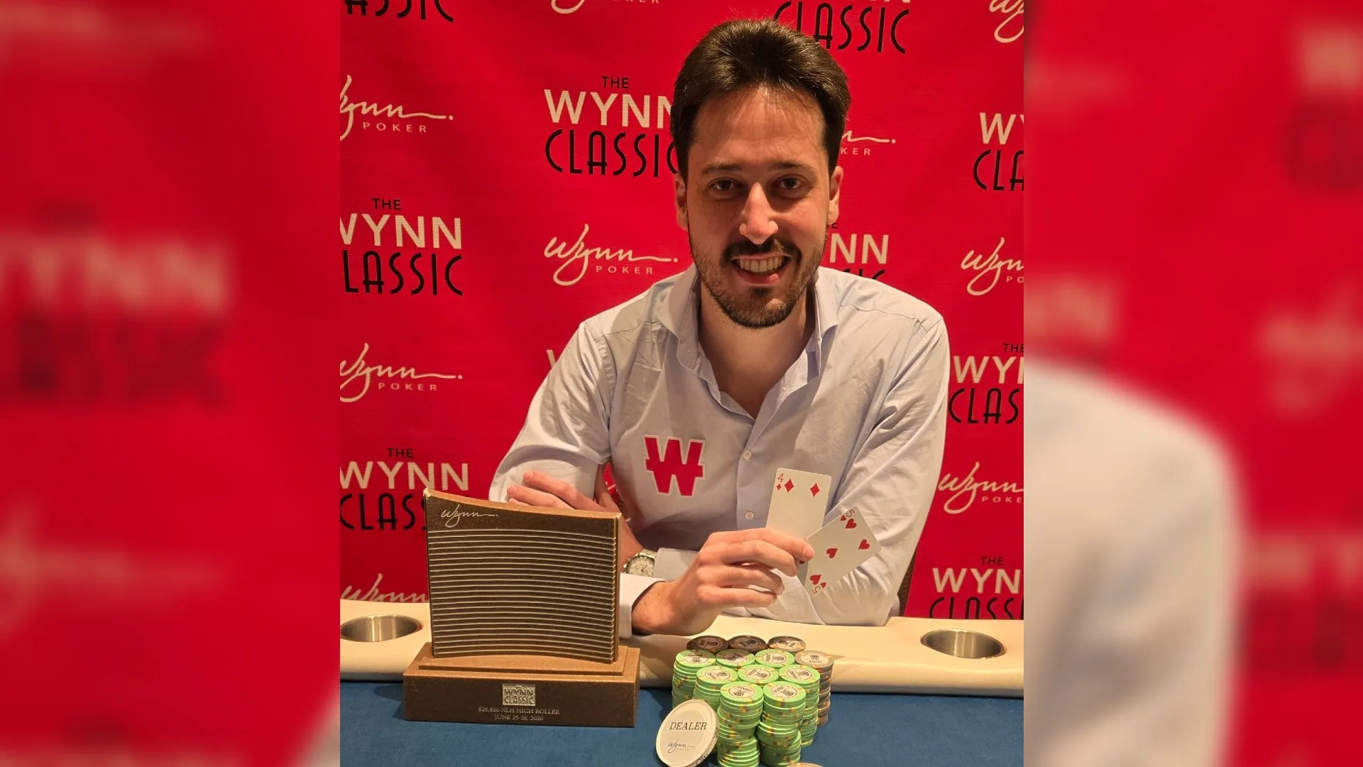 Adrian Mateos seguiu vencendo em Las Vegas e faturou mais de US$ 250 mil no Wynn