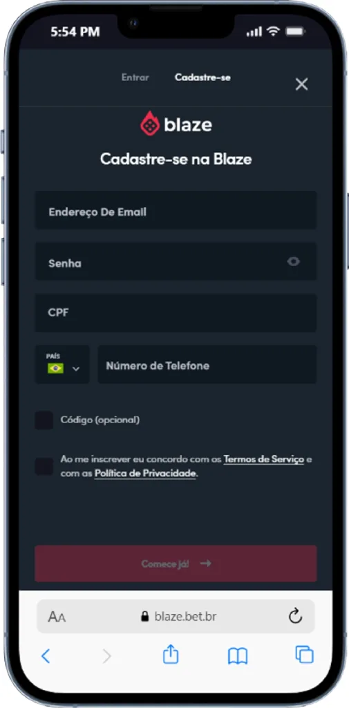 Blaze app