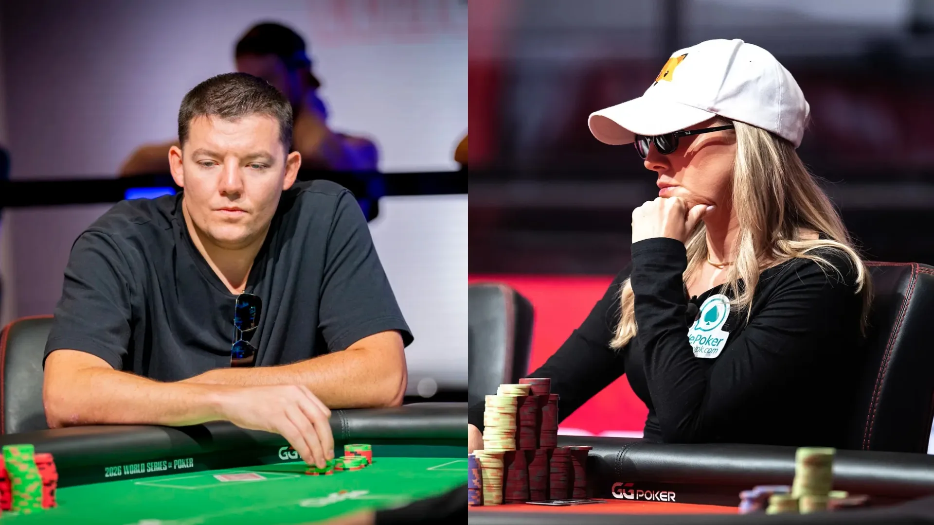 WSOP Main Event: As diferenças de leitura entre Jesse Lonis e Kristen Foxen