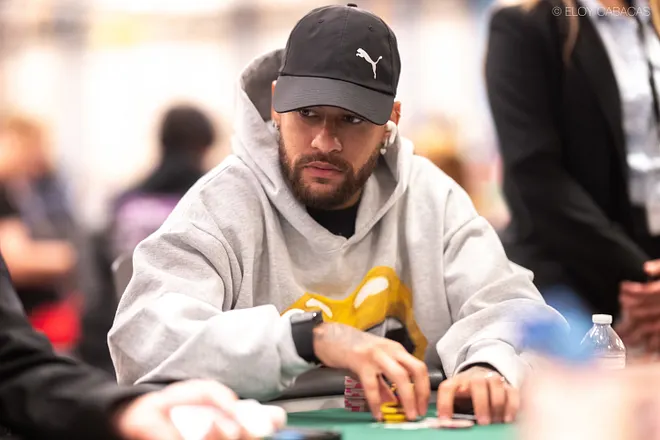 Neymar aparece em Las Vegas para jogar a WSOP e impressiona pela agressividade