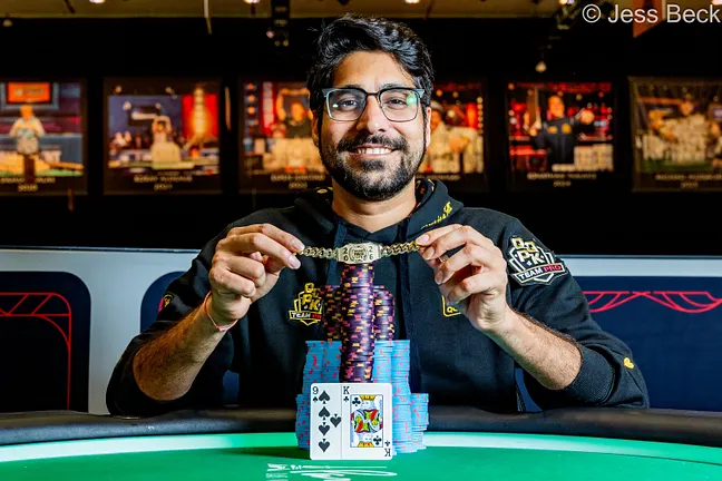 Nishant Sharma fatura primeiro bracelete dele na WSOP e leva quase US$ 200 mil