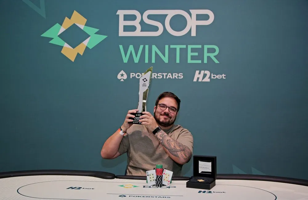 Pedro Cavalieri é o campeão do Grand High Roller no BSOP Winter e leva R$ 500 mil