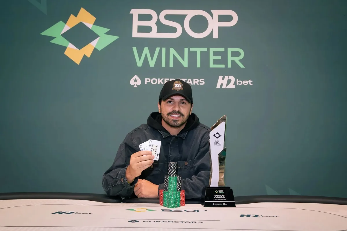 Pedro Ferrer fatura R$ 1 milhão ao vencer maior Invitational do BSOP Winter