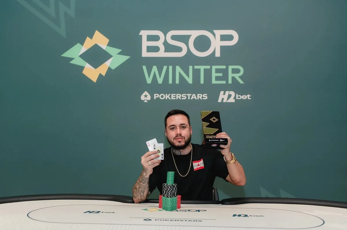 Vinícius Thomaziello fatura o 6K 1-Day Deepstack PKO do BSOP Winter