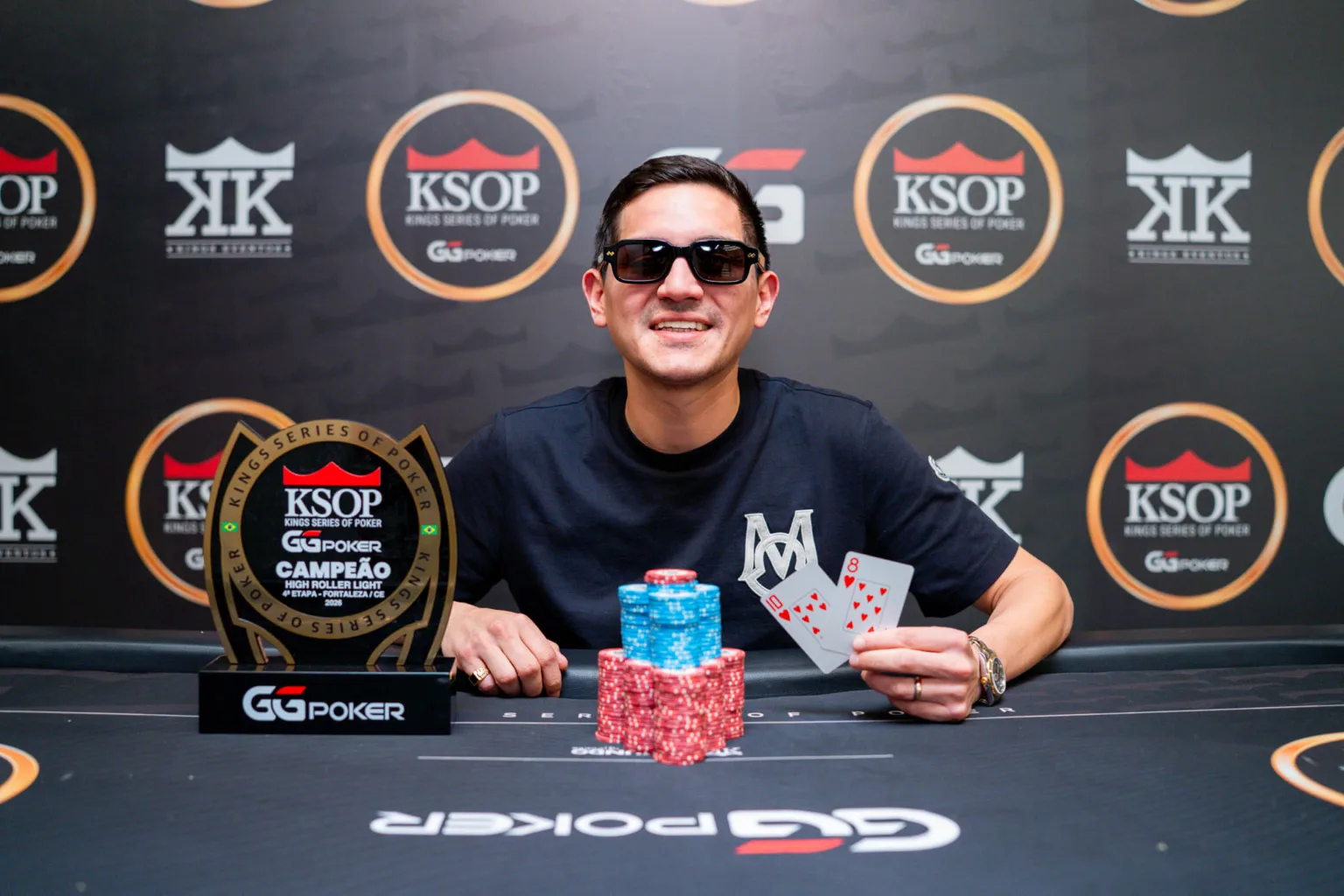 Luciano Cabral fica com o título do High Roller Light One Day no KSOP Fortaleza